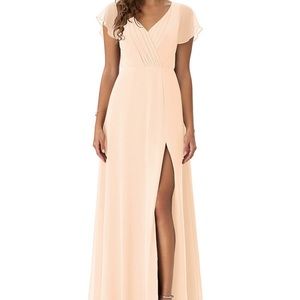 Azazie Rylee Pearl Pink